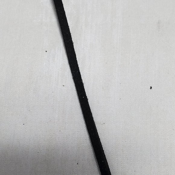 Ruff Hewn rope cord necklace with silver charms and black tassel - Picture 7 of 7